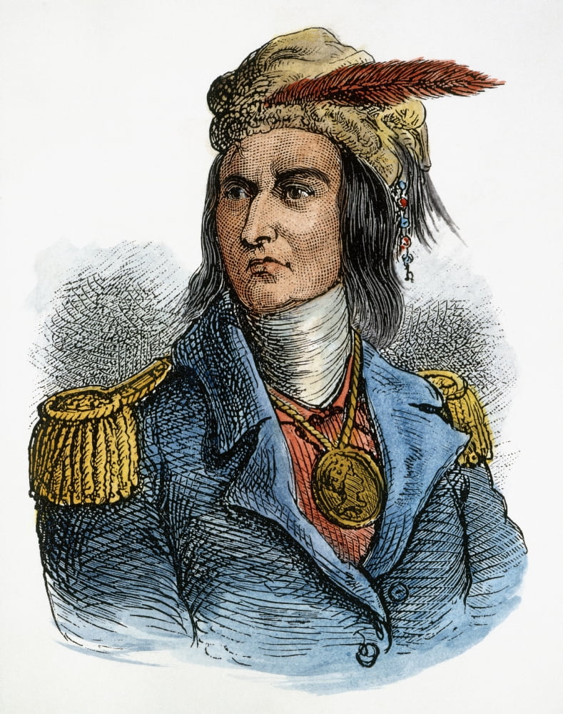 Tecumseh (1768-1813). /Nnative American Chief Of The Shawnee Tribe ...