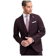 Ted Baker Mens Modern fit Wool Suit Jacket Blazer 46 L Burgundy Red Solid