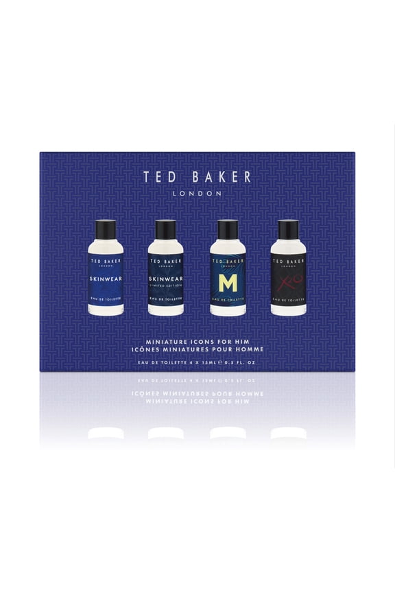 Mini Set for Him, Gift Set Containing 4 Minature Fragrances, Skinwear, Skinwear Limited Edition, M and X20, Mens Fragrance Set, 4 x 15ml