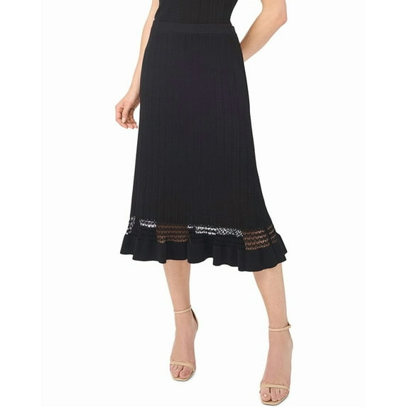 Ted Baker womens Above Knee Flare Skirt, l, Black
