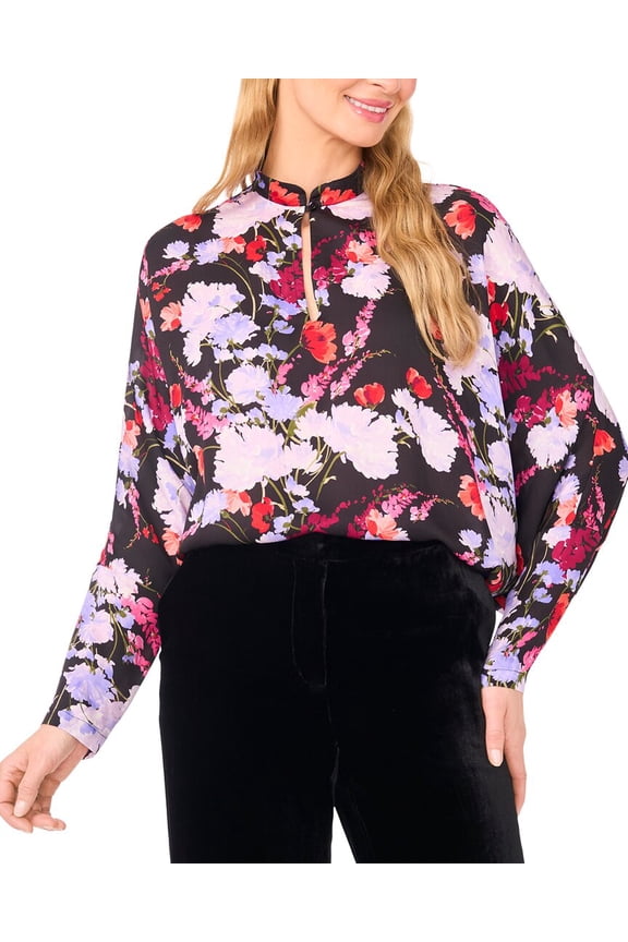 womens Alicia Blouse, m, Black