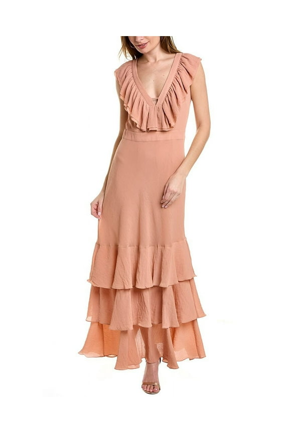 womens  Ashleih Maxi Dress, 1, Pink