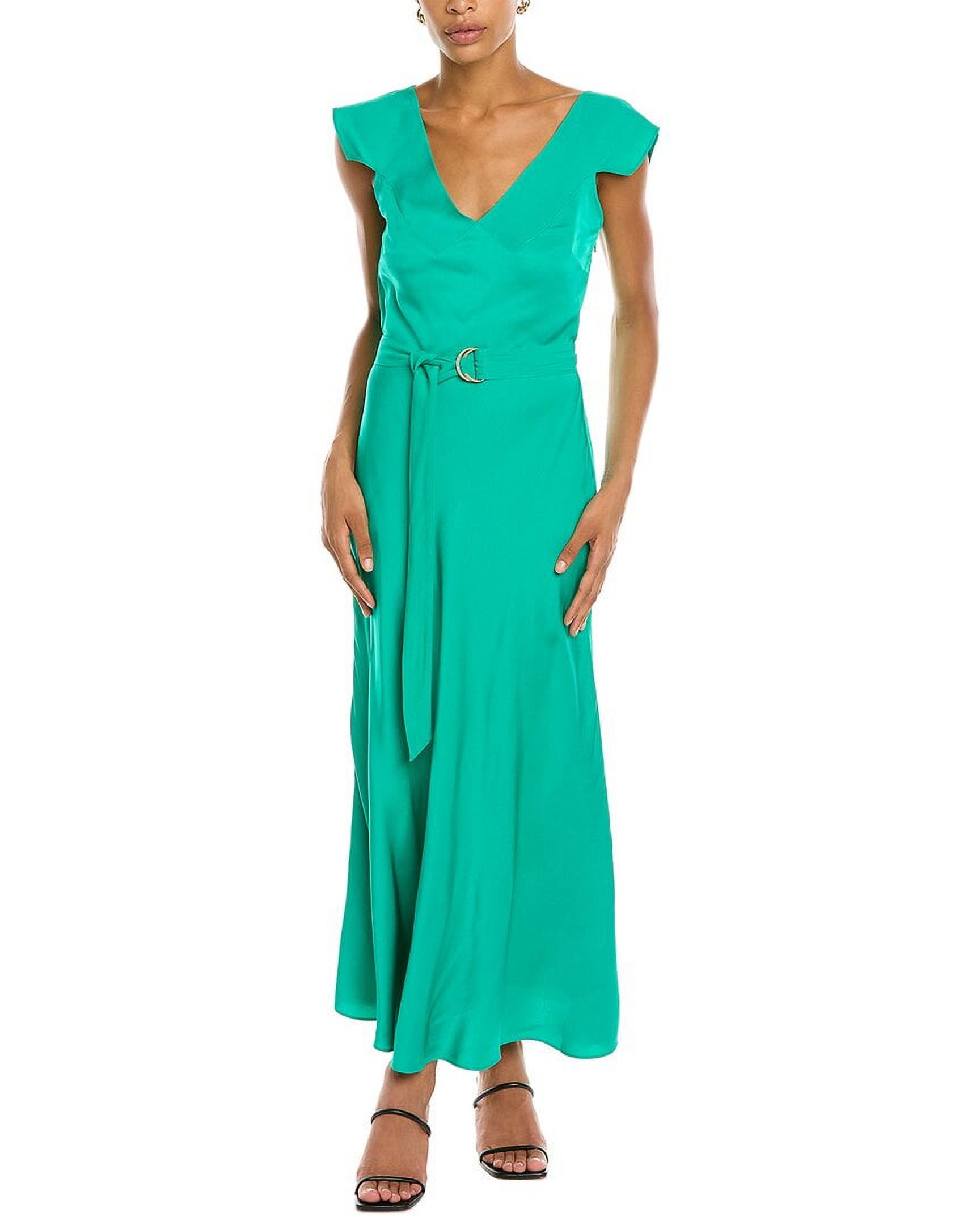 Ted Baker womens Bias Cut Midi Dress, 0, Green - Walmart Business Supplies
