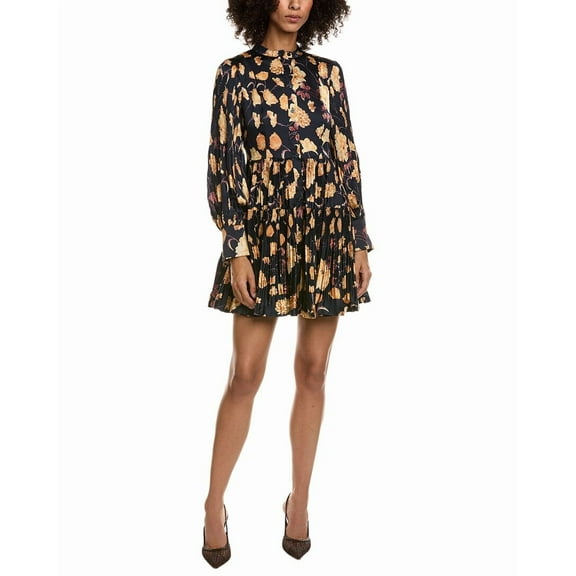 Ted Baker womens  Button-Down Mini Dress, 0, Blue