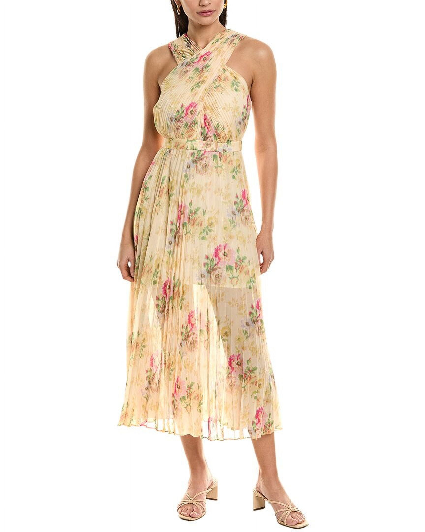 strapless open back dress Tory Burch Women's Printed Silk Dress  Saint Bernard