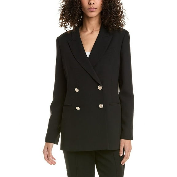 Ted Baker womens Double-Breasted Jacket, 1, Black