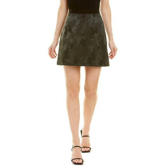Ted Baker womens Jacquard Mini Skirt, 3, Green