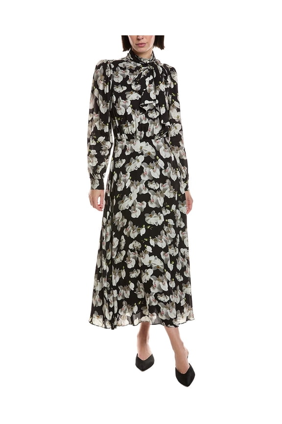 womens Maxi Dress, 4, Black