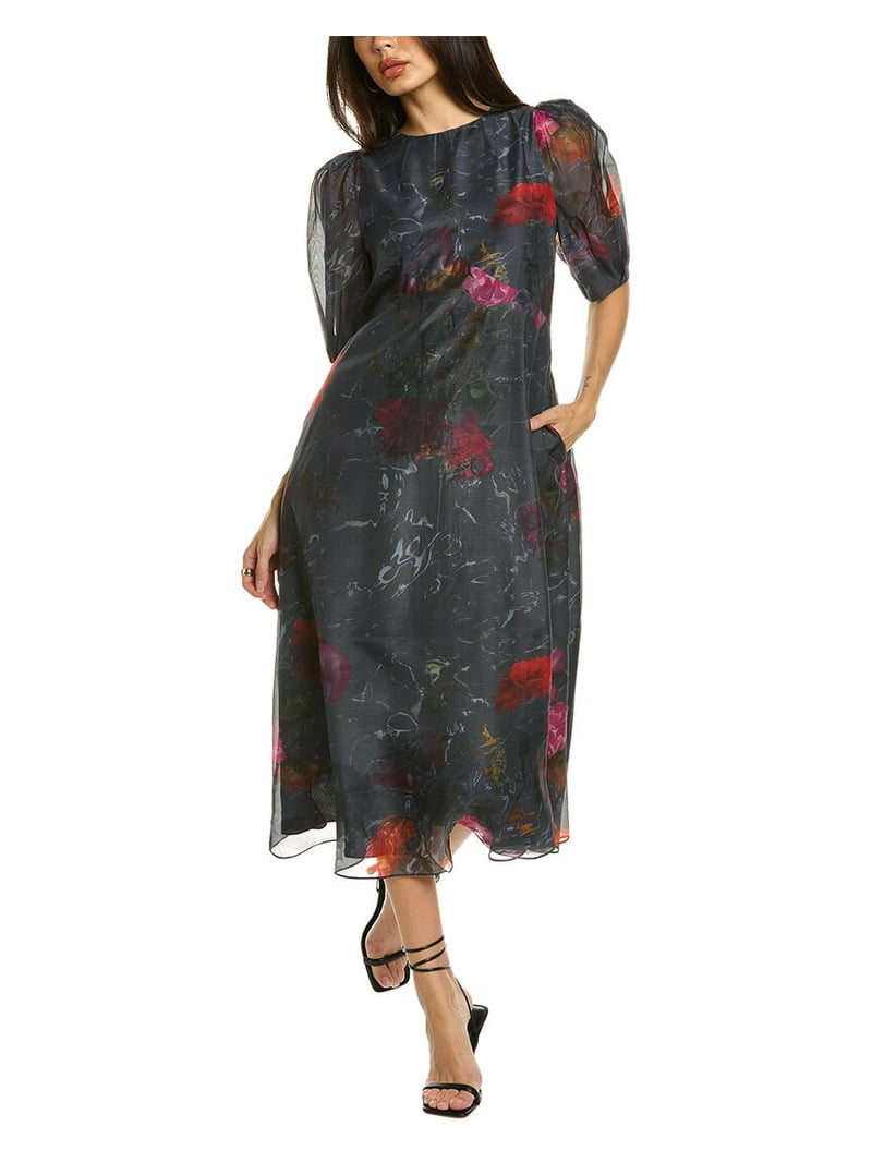 Ted Baker womens Mekayla Midi Dress, 1, Black