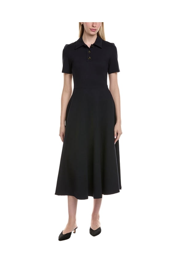 womens  Polo Shirtdress, 2, Blue