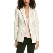 Ted Baker womens  Slim Fit Jacquard Jacket, 0, White
