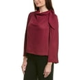 thumbnail image 1 of Ted Baker womens  Tie Neck Blouse, XL, Red, 1 of 3