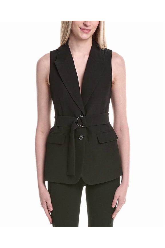 womens Vest, 6, Black