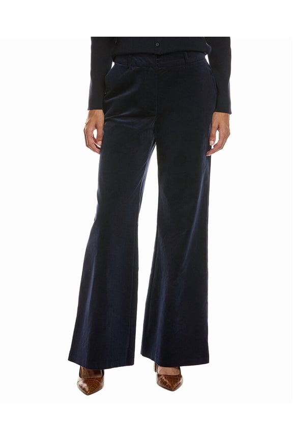 womens  Wide Leg Trouser, 10, Blue