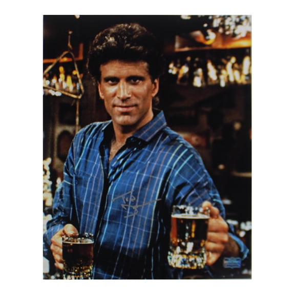 Ted Danson Autographed/Signed Cheers Unframed 11x14 Holding Mugs Photo