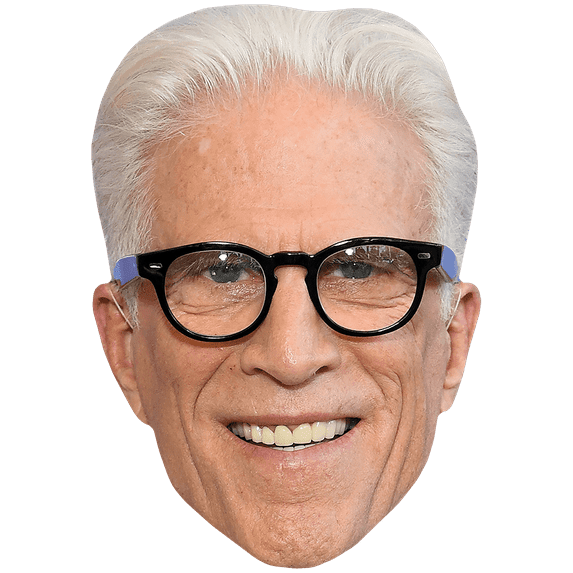 Ted Danson (White Hair) Big Head. Larger than life mask.