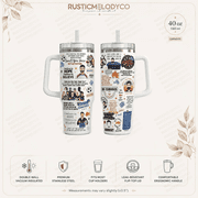 Ted Lasso 2027 Tumbler with Handle, Believe AFC Richmond Fan Gift