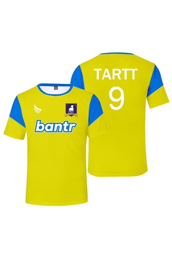 Ted Lasso 3 AFC. Richmond Soccer Jersey T-shirt Crewneck Short Sleeve Sport Tee Women Men Streetwear Tops