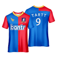thumbnail image 1 of Ted Lasso AFC Richmond Season 3 Jamie Tartt Jersey V-Neck Loose Fit Short Sleeve Cotton Blend Cosplay Tee, 1 of 2