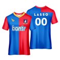 thumbnail image 1 of Ted Lasso AFC Richmond Season 3 OBISANYA TARTT ROJAS Jersey V-Neck Short Sleeve Cosplay T-shirts, 1 of 2