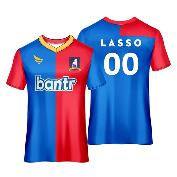 Ted Lasso AFC Richmond Season 3 OBISANYA TARTT ROJAS Jersey V-Neck Short Sleeve Cosplay T-shirts