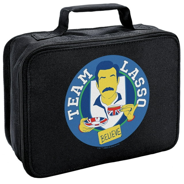 Ted Lasso Badge Insulated Soft Sided Lunch Box - Reusable Lunch Bag For