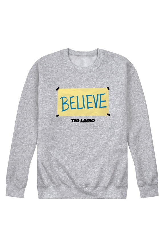 - Believe Sign - Men's Crew Fleece Sweatshirt