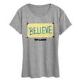 thumbnail image 1 of Ted Lasso - Believe Sign - Women's Short Sleeve Graphic T-Shirt, 1 of 4