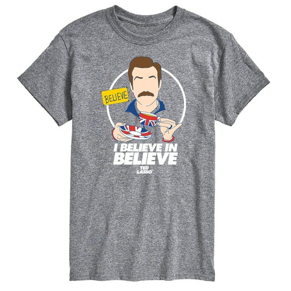 Ted Lasso - British Soccer Coach - I Believe in Believe - Men's Short Sleeve Graphic T-Shirt