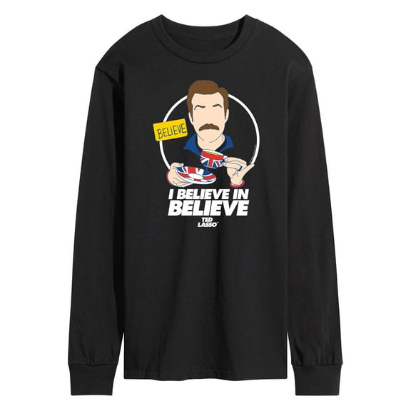 Ted Lasso - British Soccer - I Believe in Believe - Men's Long Sleeve T-Shirt