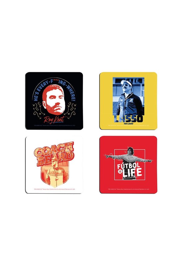 Ted Lasso (Character Coasters) Hardboard Coaster Set of Four CSTRHRD062