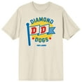 thumbnail image 1 of Ted Lasso Diamond Dogs Flag Men's Natural Graphic Tee-Medium, 1 of 6