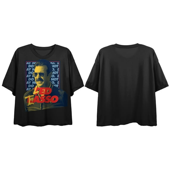 Ted Lasso Do As I Say Ladies Black T-shirt-Medium