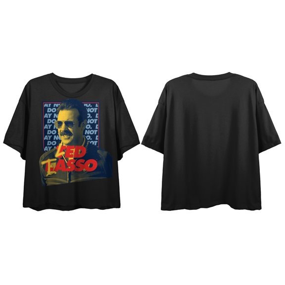 Ted Lasso Do As I Say Ladies Black T-shirt-XL