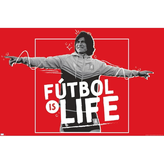 Ted Lasso - Futbol is Life Wall Poster, 22.375" x 34"