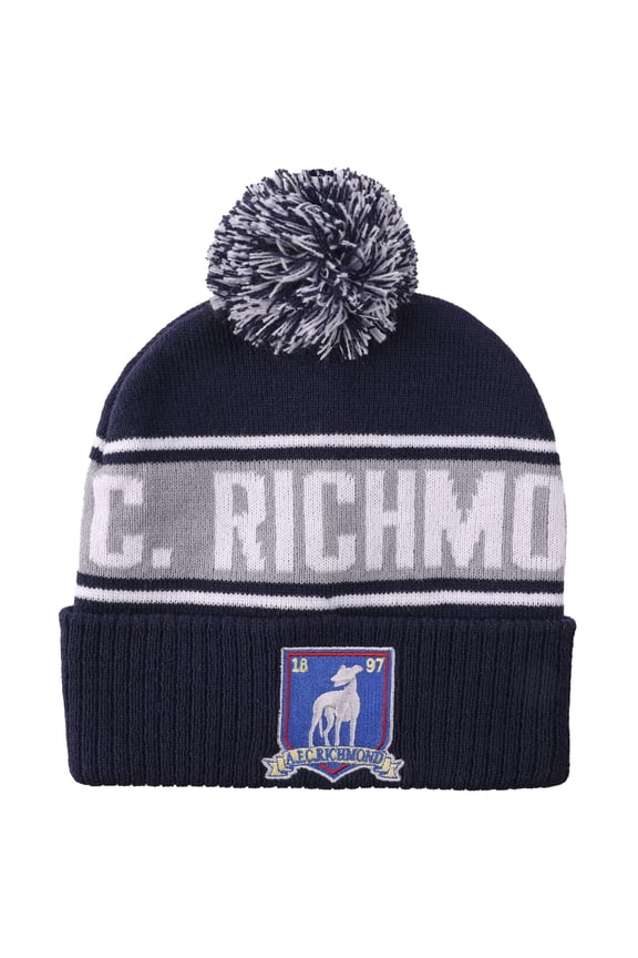 Ted Lasso Jacquard and Logo Black Cuff Beanie