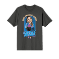 thumbnail image 1 of Ted Lasso Keeley Jones Bobble Head Crew Neck Short Sleeve Charcoal Men's T-shirt -XXL, 1 of 3