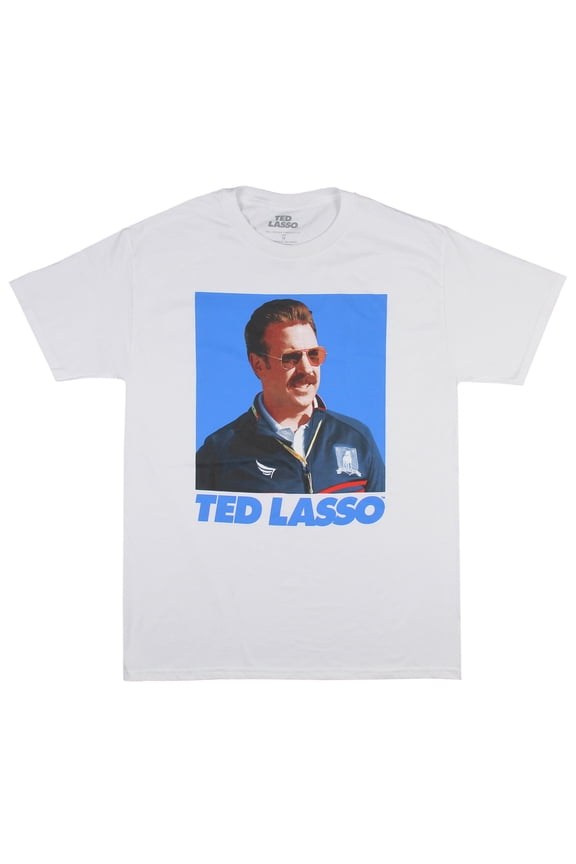 Ted Lasso Men's Coach Lasso Photograph Adult Licensed T-Shirt