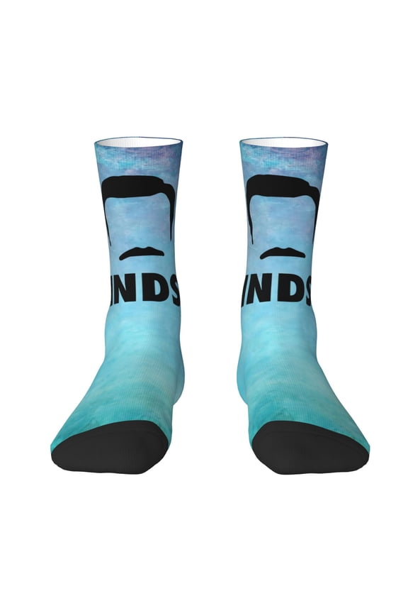 Ted Lasso Movie Novelty Crew Socks Casual Socks Mid Calf Socks For Women Men