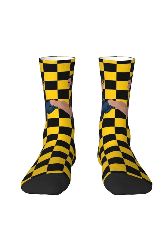Ted Lasso Movie Novelty Crew Socks Casual Socks Mid Calf Socks For Women Men