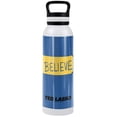 thumbnail image 1 of Ted Lasso Official Ted Lasso Believe Sign 24 oz Insulated Canteen Water Bottle, Leak Resistant, Vacuum Insulated Stainless Steel with Loop Cap, White, 1 of 7