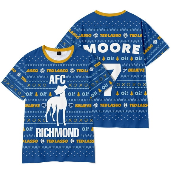 Ted Lasso Richmond Merch T-Shirt Cosplay Summer For Women/Men Short Sleeve TShirt Casual Streetwear Top