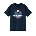 thumbnail image 1 of Ted Lasso Roy Kent Bobble Head Crew Neck Short Sleeve Navy Men's T-shirt-Medium, 1 of 3