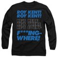 thumbnail image 1 of Ted Lasso Roy Kent Chant Unisex Adult Long-Sleeve T Shirt (2X-Large) Black, 1 of 2