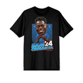 thumbnail image 1 of Ted Lasso Sam Obisanya Bobble Head Crew Neck Short Sleeve Men's Black T-shirt-Medium, 1 of 2