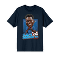 thumbnail image 1 of Ted Lasso Sam Obisanya Bobble Head Crew Neck Short Sleeve Navy Men's T-shirt-XL, 1 of 2