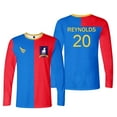 thumbnail image 1 of Ted Lasso Season 3 AFC Richmond Football Jersey Long Sleeve Shirt Cosplay Rojas Mcadoo Blouse For Men Women 3D Clothes, 1 of 3