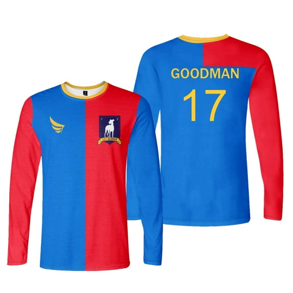 Ted Lasso Season 3 AFC Richmond Football Jersey Long Sleeve Shirt Cosplay Rojas Mcadoo Blouse For Men Women 3D Clothes