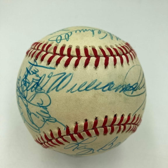 Ted Williams Carl Yastrzemski Boston Red Sox Legends Multi Signed Baseball JSA