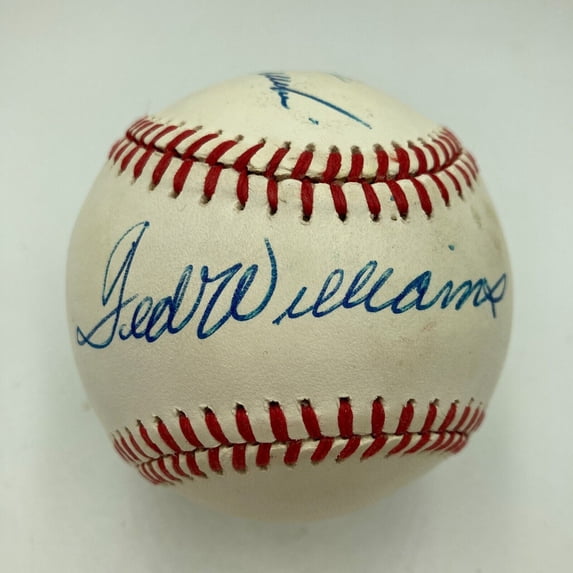 Ted Williams  Carl Yastrzemski Signed Vintage American League Baseball PSA DNA
